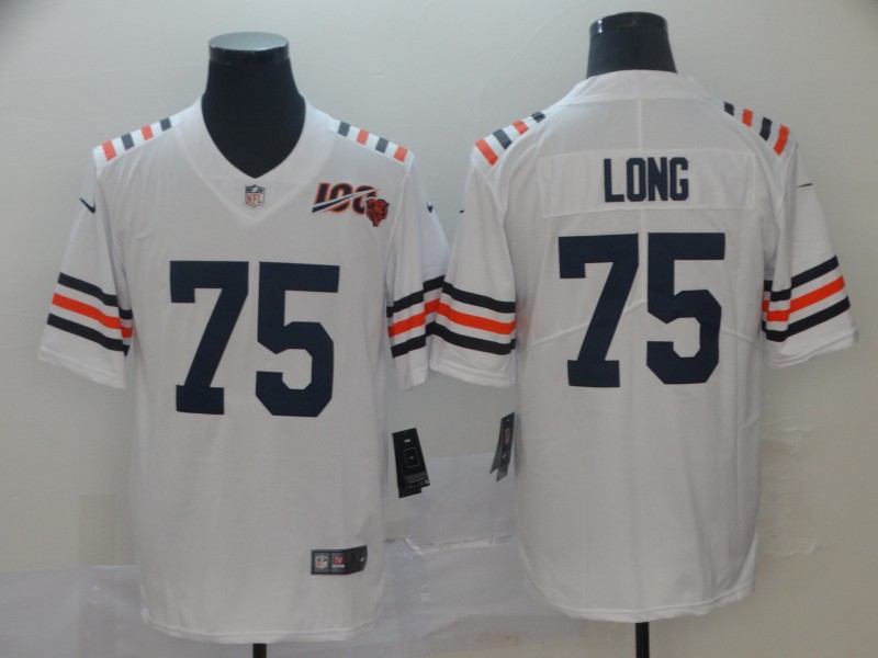 Men's Chicago Bears Kyle Long #75 White Jersey